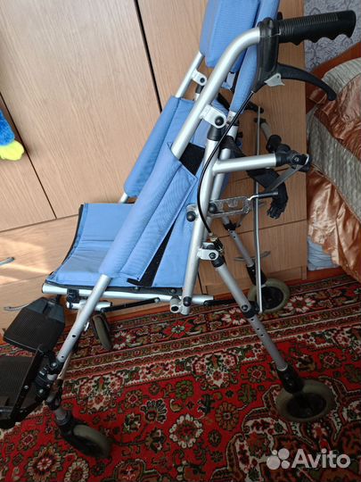 Инвалидная коляска складная бу