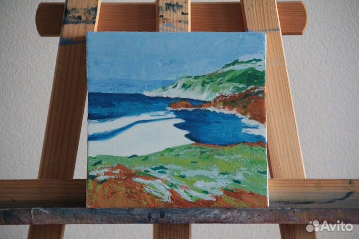 Картина на холсте, акрил, 20х20