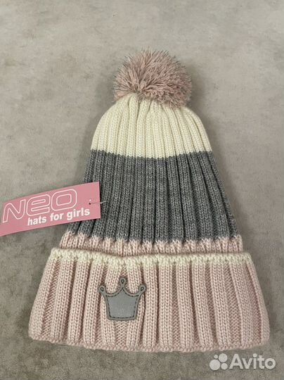 Шапка на флисе новая 52-54