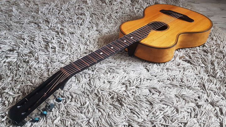 Старинная семиструнная гитара ф-ка Луначарского