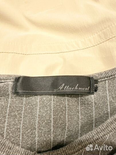 Двухслойная футблка 3/4 Attachment