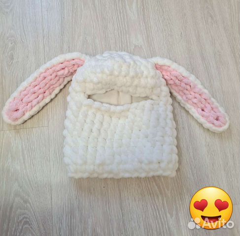 Шапка балаклава с ушками (на флисе)