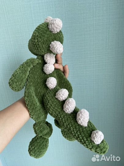 Комфортер Динозавр игрушка вязаная