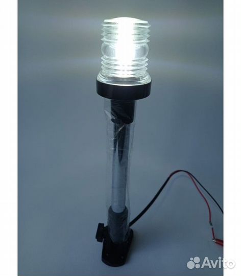 Бортовой Огонь на стойке Топовый(клотиковый) 12В