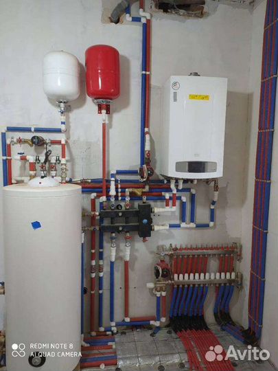 Монтаж систем отопления, теплые полы, котельные