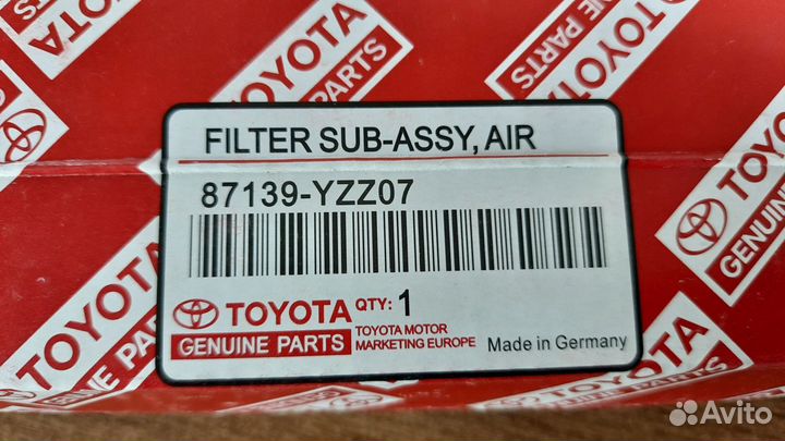 Фильтр салона Тойота Авенсис / Королла