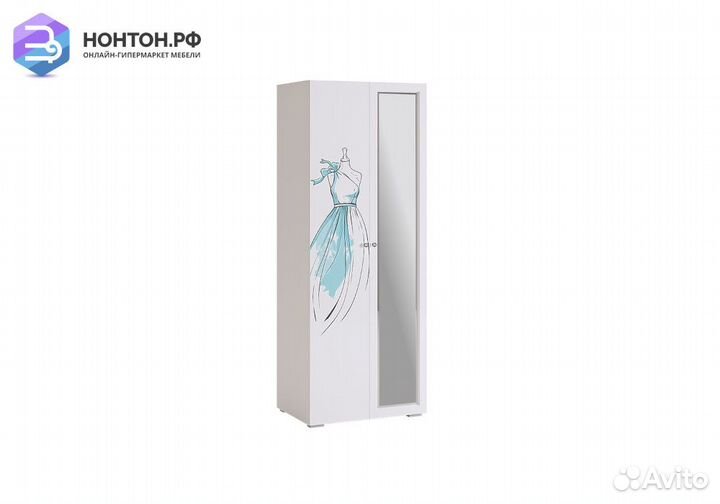 Шкаф 2-створчатый Гламур