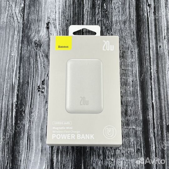 Внешний aккумулятoр Baseus Wirеlеss 10000 мА белый