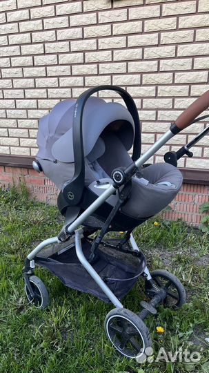 Автолюлька cybex cloud q с колесной базой