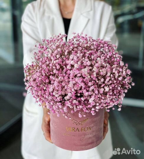 Гипсофила букет цветы