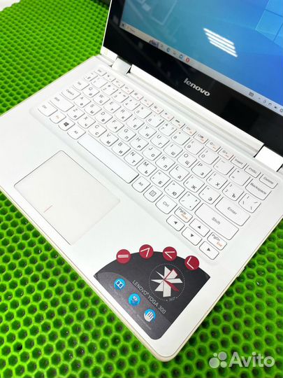 Ноутбук Lenovo Yoga 300-11IBR белый Трансформер