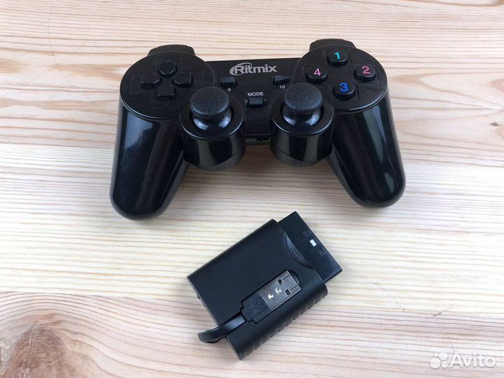 Беспроводной геймпад PS2, PS3, PC