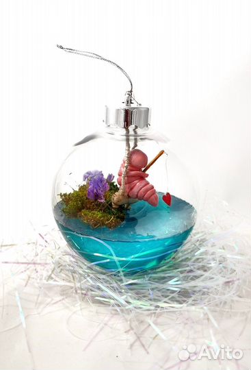 Новогодний шар «Пенюсеница-рыбак»