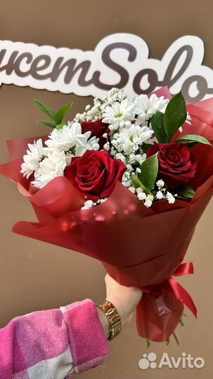 Букеты из живых цветов