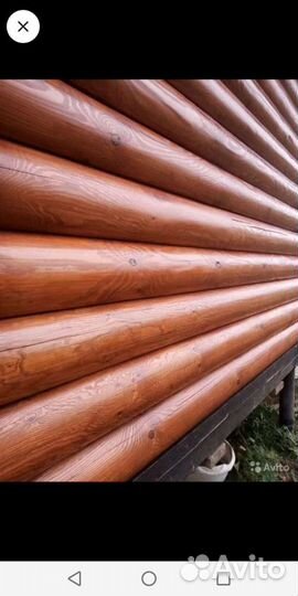 Шлифовка и покраска деревяного дома