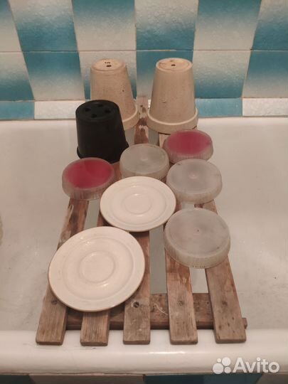 Керамические горшки для цветов бу