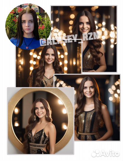 Фотосессия нейросетями, фотошоп, ретушь и тп