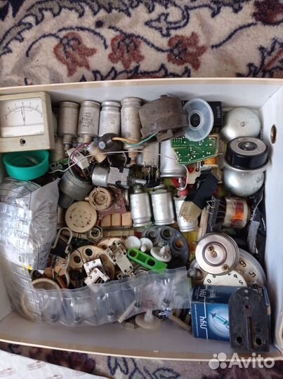 Радиодетали и запчасти к приборам СССР и аудио