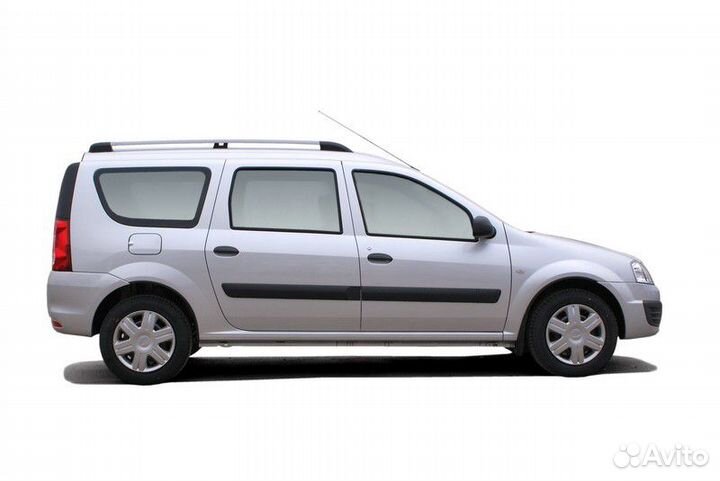 Рейлинги продольные на крышу LADA Largus анод серы