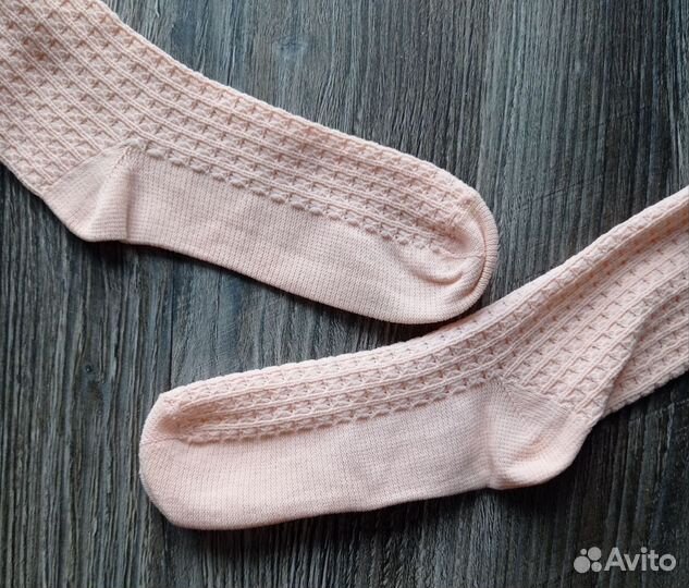 Винтажные ажурные чулки детские СССР ГДР