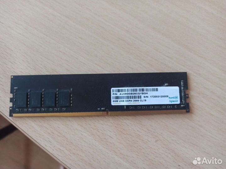 Оперативная память ddr4 8gb apacer