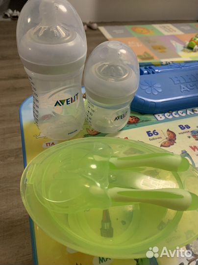 Бутылочки avent, тарелочка детская, ниблер