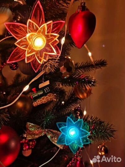 Елочная гирлянда Лилия СССР