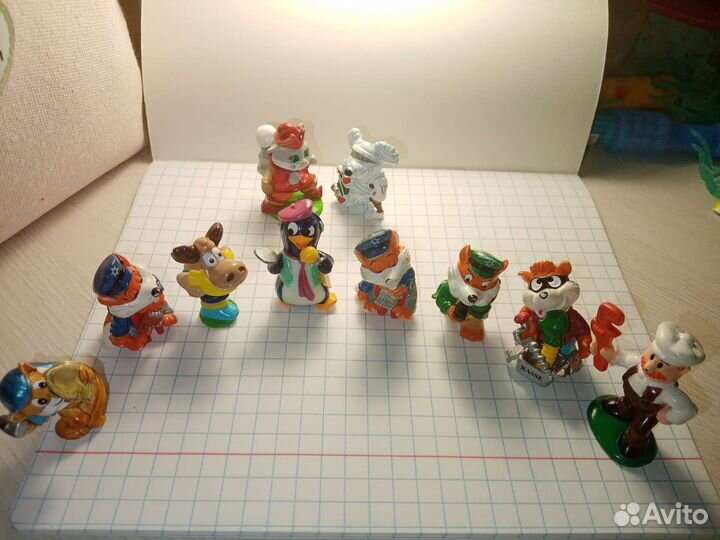 Игрушки из киндер сюрпризов 1990-1997 гг