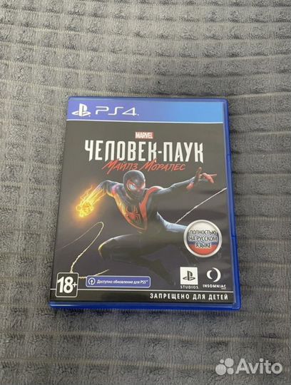 Майлз моралес Ps4 диск