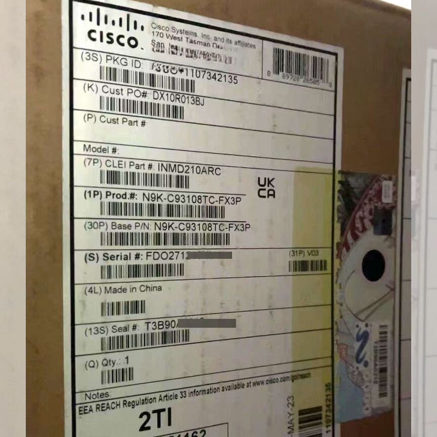 [N9K-C93108TC-FX3P] Коммутатор Cisco N9k-C93108tc-Fx3p