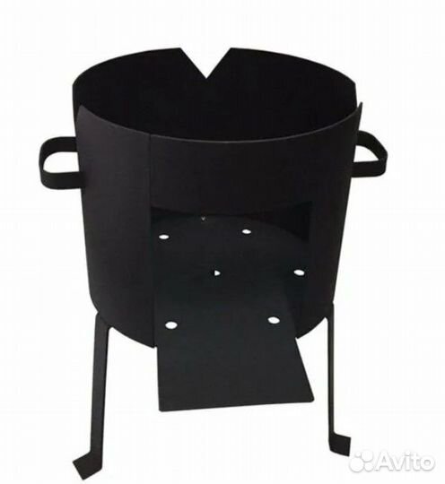 Печь под казан 12 литров, разборная, сталь 2мм