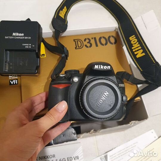 Зеркальный фотоаппарат nikon d3100