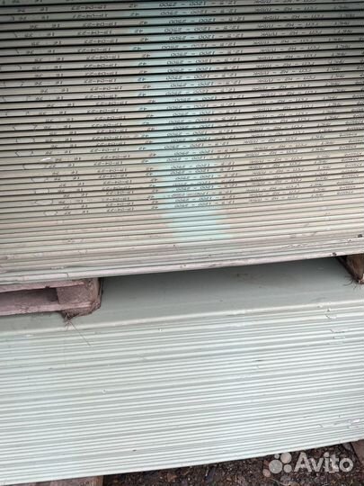 Гипсокартон влагостойкий knauf 2500х1200х12.5