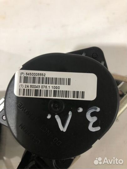 Ремень безопасности задний левый ваз (LADA) vesta