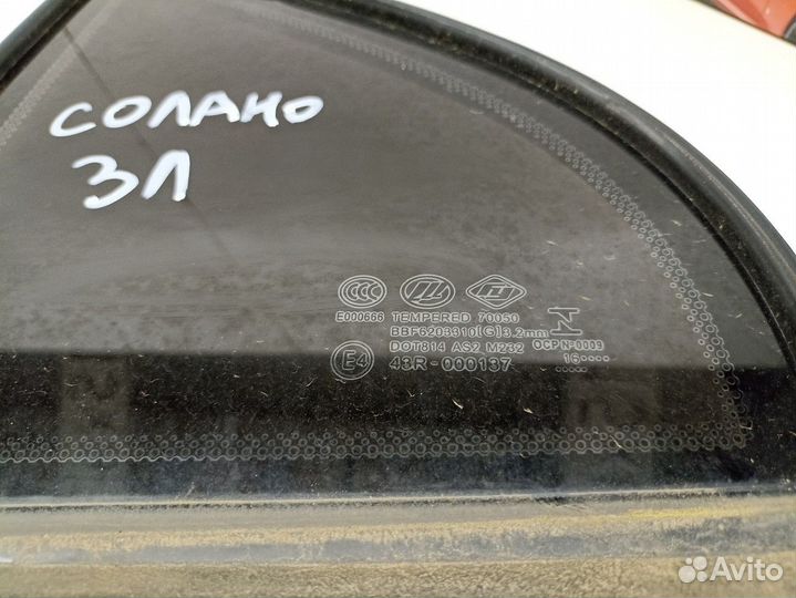 Стекло кузовное заднее (Lifan Solano)