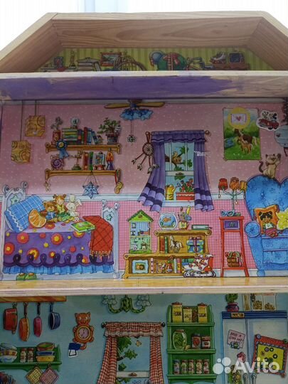 Домик кукольный одежда на магнитах