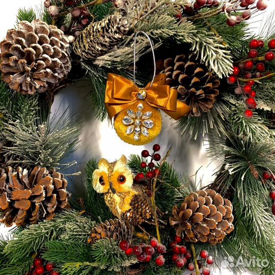 Новогодние шары ручной работы, набор 6 шт