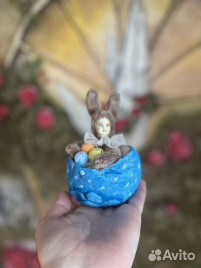 Интерьерный Пасхальный Зайка