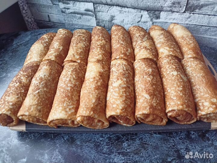 Блинчики с мясом