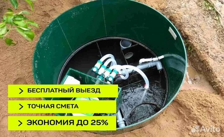 Септик под ключ. Установка септика за 1 день