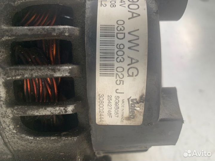 Генератор Skoda Fabia MK2 BZG 2008