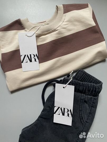 Свитшот и джинсы zara