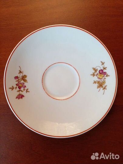 Блюдце и тарелка friedrich kaestner(германия)