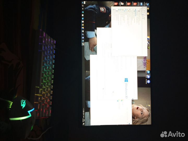 Игровой компьютер с монитором полный комплект