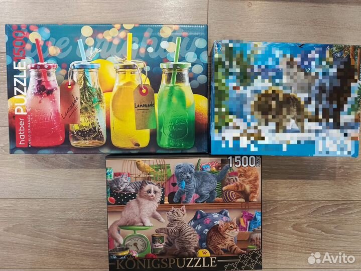 Пазлы 1000, 1500 деталей