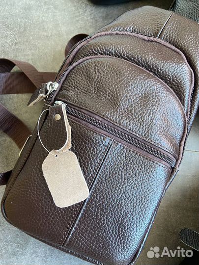 Сумка через плечо, кроссбоди, натуральная кожа