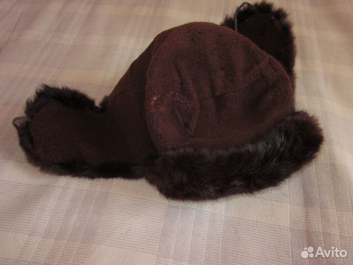 Шапка ушанка меховая (кролик)