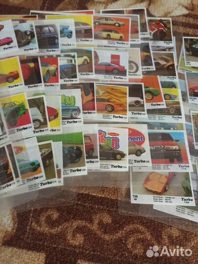 Вкладыши от жвачки турбо и бомбибом