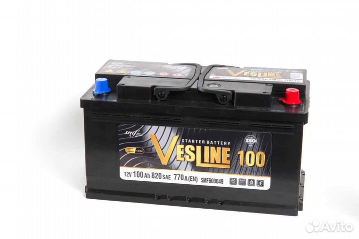 Аккумулятор vesline 100ah (Турция)