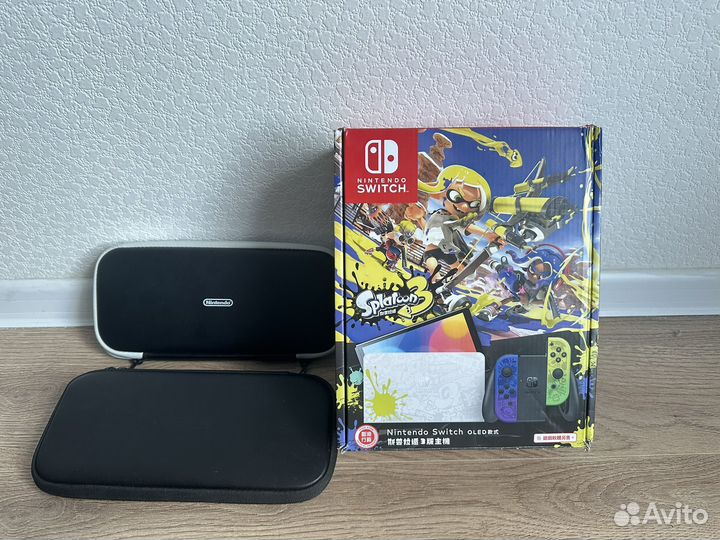 Nintendo switch oled splatoon 3 edition